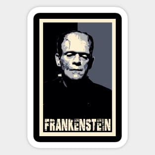 Frankenstein Pop Art Style Sticker